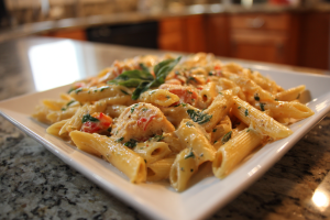 Healthy Chicken and Veggie Pasta