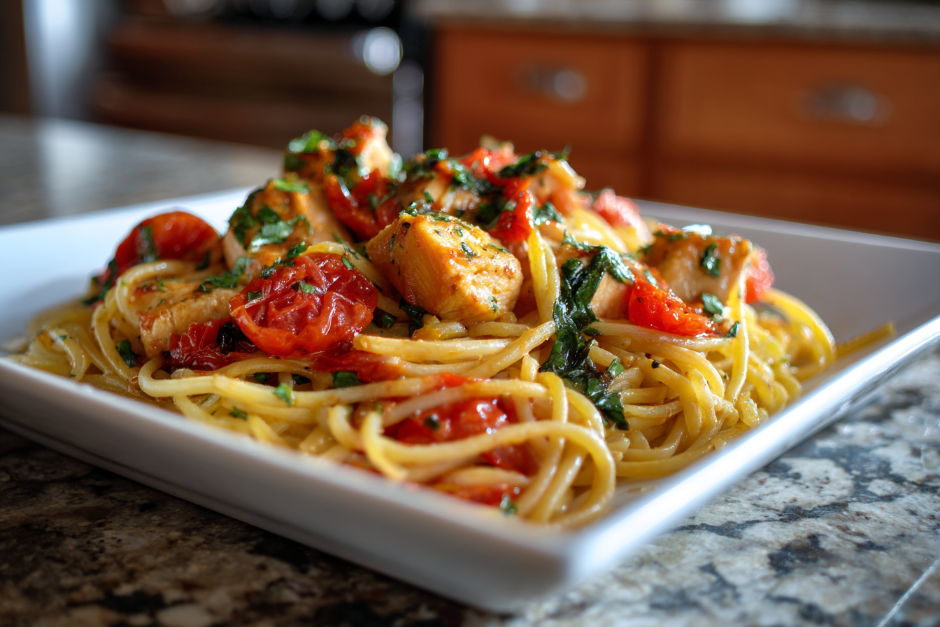 Healthy Chicken and Veggie Pasta: Quick & Easy Weeknight Dinner