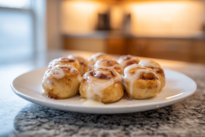 No-Bake Cinnamon Roll Protein Bites