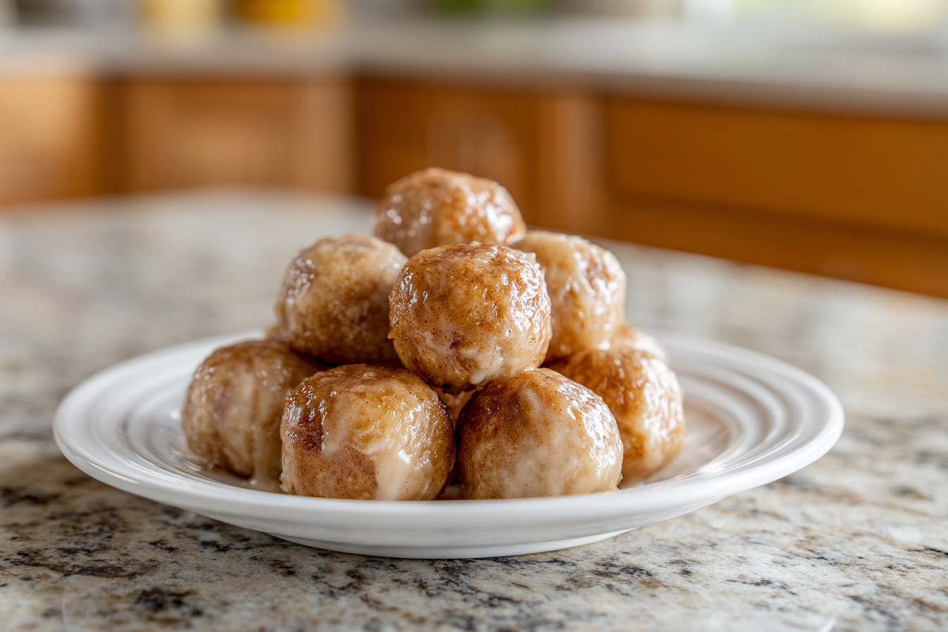 Healthy Cinnamon Roll Protein Bites: Easy Snack & Breakfast Idea