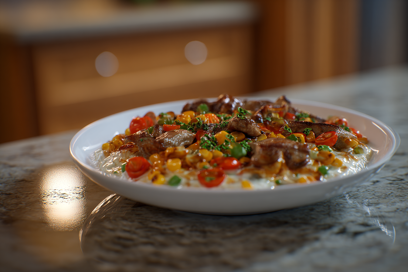 Hearty Blue Plate Delight: Your Go-To Recipe for Meat & Veggie Perfection