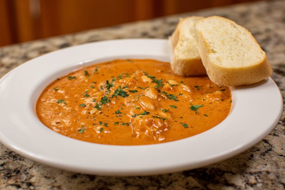 Hearty & Creamy Tomato White Bean Stew (Gluten-Free & Plant-Based)
