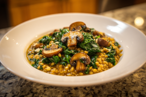 Hearty Lentil & Mushroom Vegetable Stew