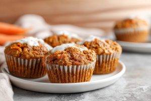 Hearty One-Bowl Oatmeal Carrot Muffins