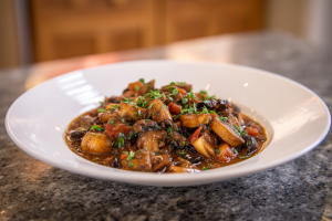 One-Pot Lentil & Mushroom Vegetable Stew