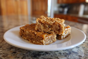 Homemade Chewy Apple Cinnamon Oatmeal Bars