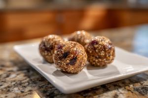 4-Ingredient No-Bake Peanut Butter Protein Balls
