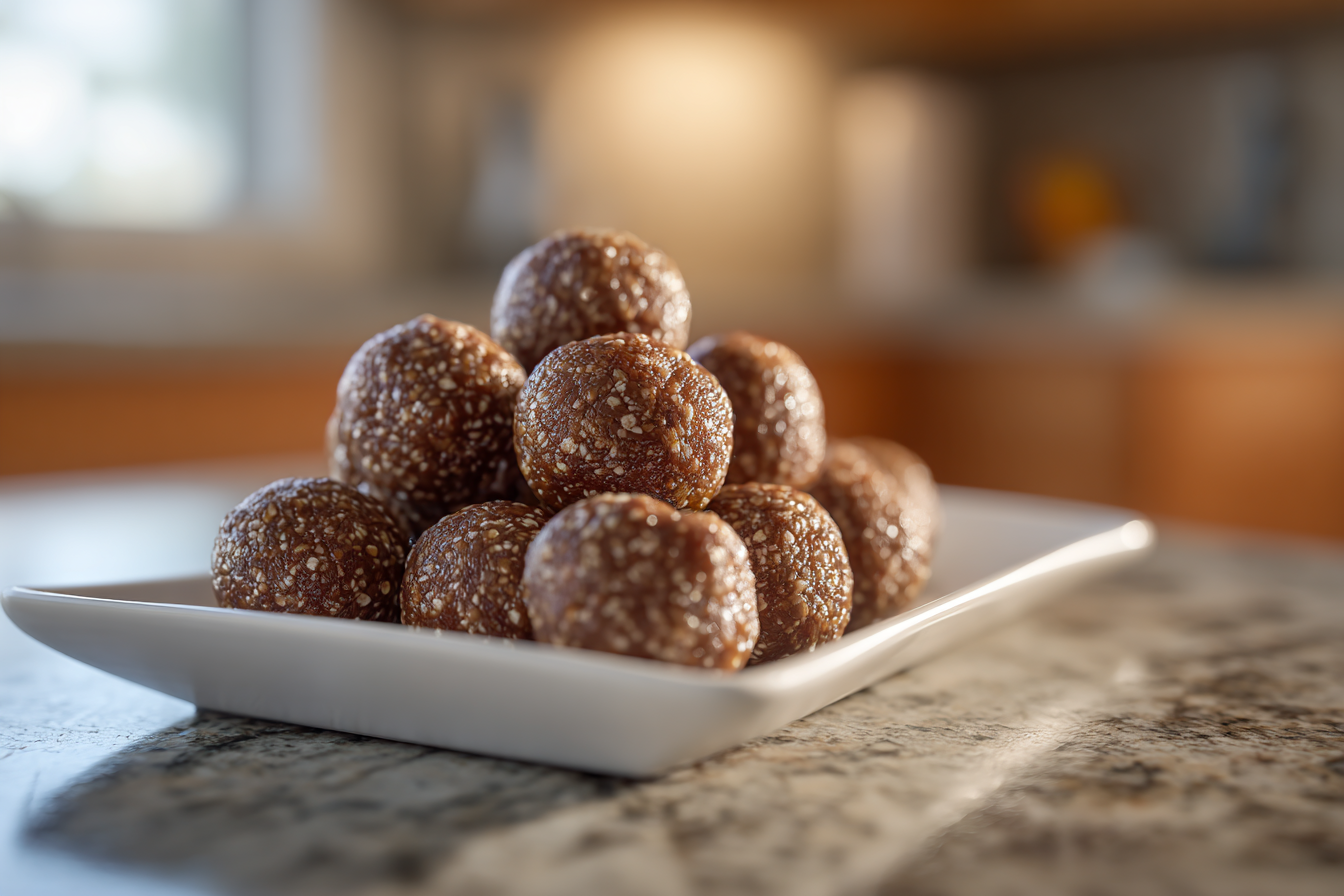 Irresistible 4-Ingredient No-Bake Peanut Butter Protein Balls: Your Ultimate Grab-and-Go Snack!