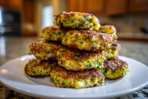 Quick Broccoli Cheese Patties