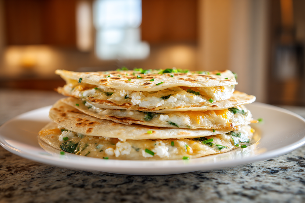 Irresistible Spinach Feta Quesadillas: Quick Mediterranean Magic