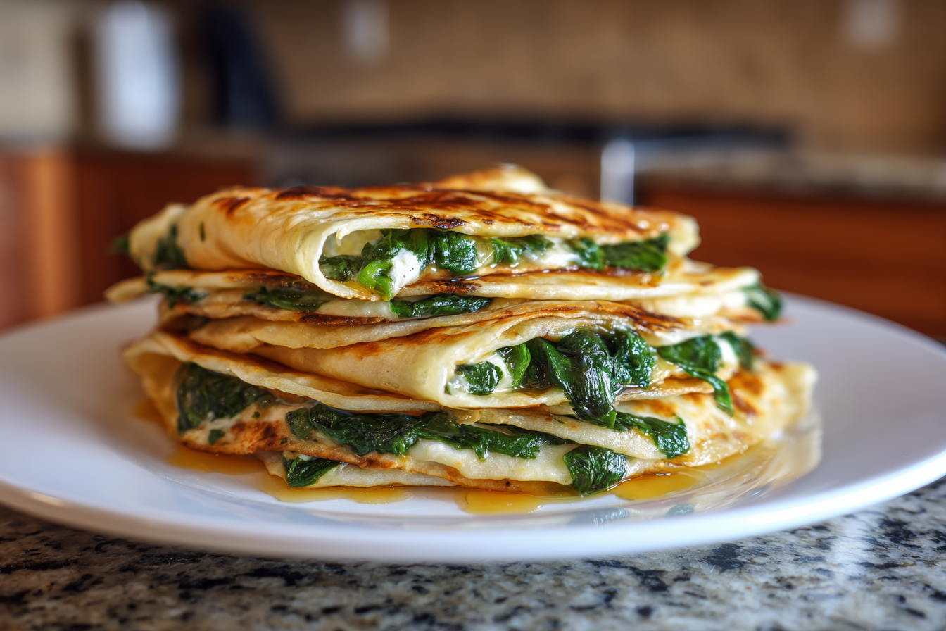 Irresistible Spinach Feta Quesadillas: Quick Mediterranean Magic