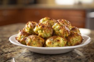 Crispy Low-Carb Broccoli & Cheddar Tots