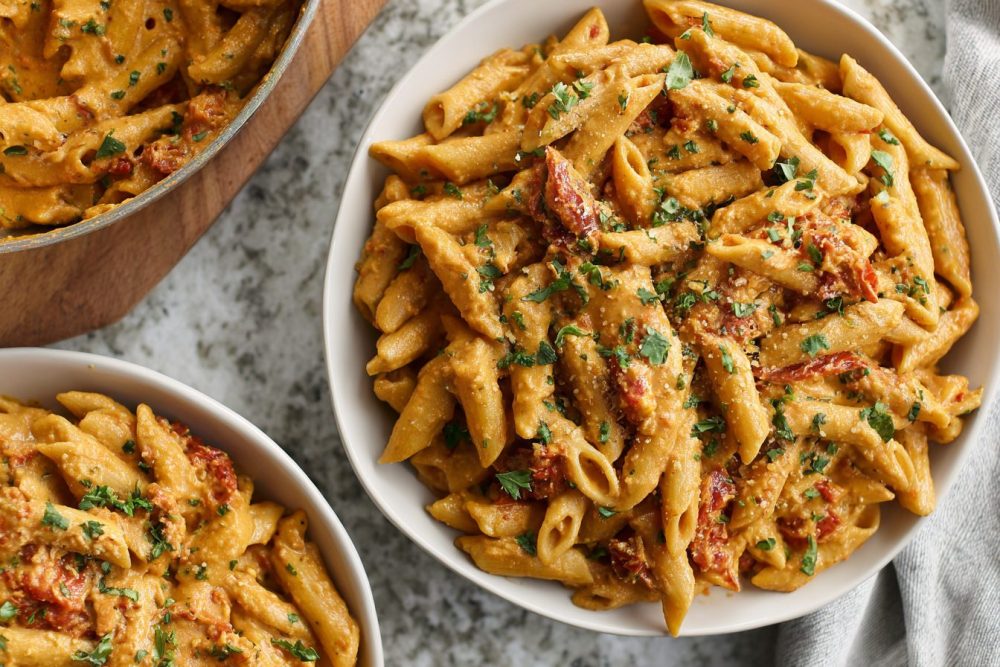 Luscious Vegan Sun-Dried Tomato Pasta: Your New Weeknight Obsession