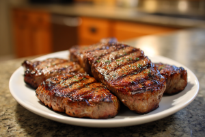Perfectly Grilled Steaks with Herbed Butter