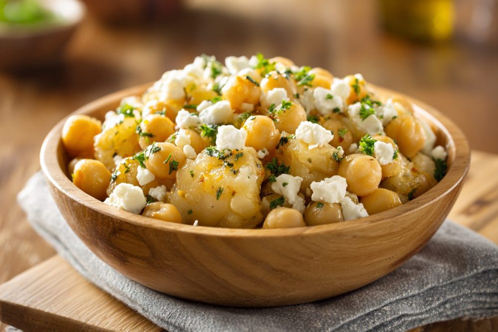 Mediterranean Chicken & Chickpea Bowls with Zesty Lemon-Herb Dressing