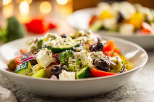 Lemon-Herb Baked Cod with Tomatoes & Olives