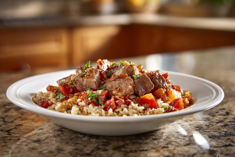 Mediterranean Lamb & Orzo Bake: A Taste of the Isles