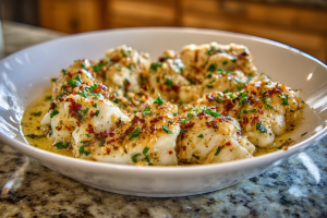 Mediterranean Lemon-Garlic Baked Cod