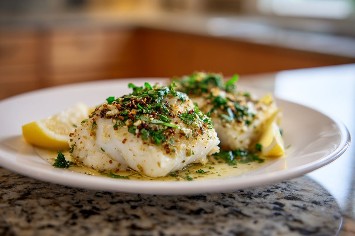 Mediterranean Lemon-Garlic Baked Cod: A Gluten-Free Weeknight Dream