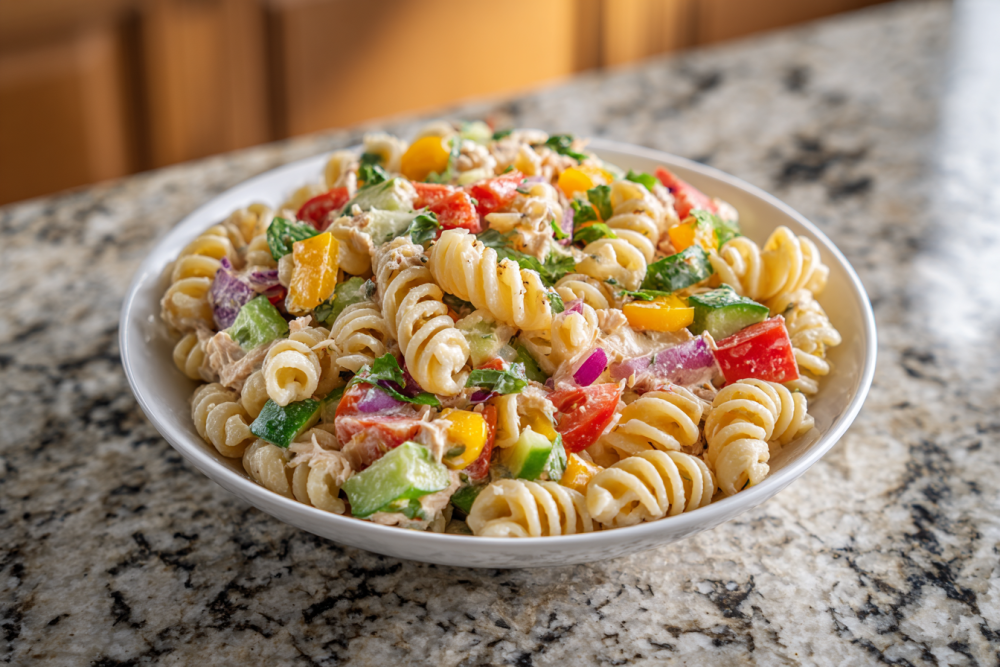 Mediterranean Tuna Pasta Salad: Your New Favorite Protein-Packed Lunch Prep