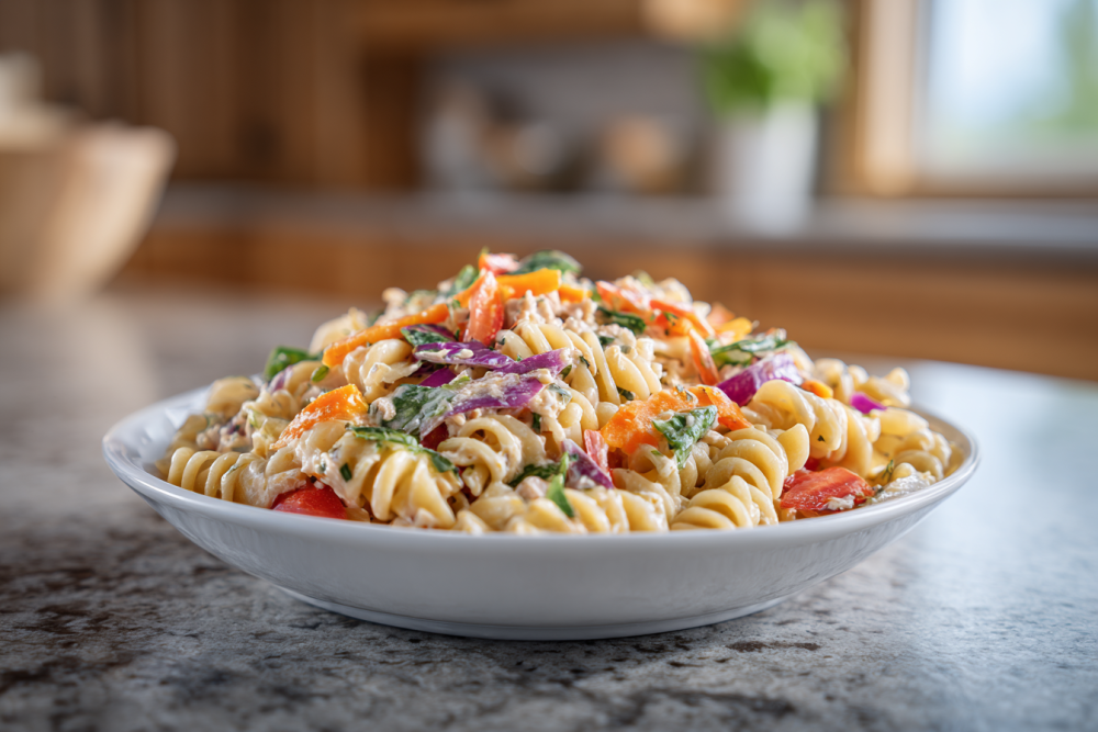 Mediterranean Tuna Pasta Salad: Your New Favorite Protein-Packed Lunch Prep
