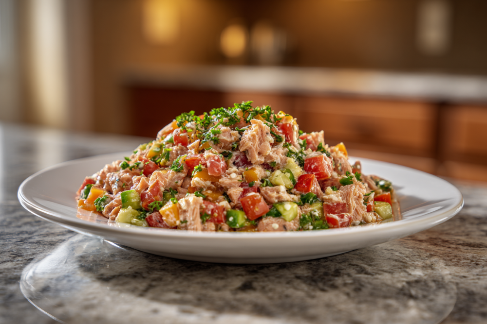 Mediterranean Tuna Salad: Your New Go-To for a Zesty, High-Protein Lunch