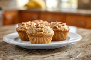 Easiest Banana Oatmeal Muffins