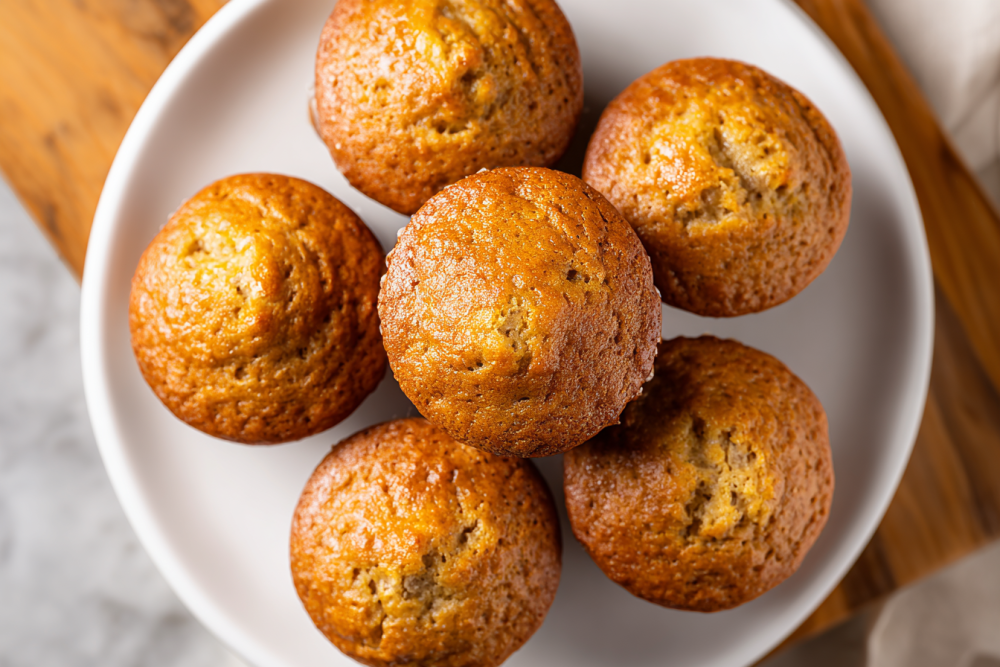 Morning Boost: Fluffy Greek Yogurt Banana Muffins for a Healthy Start
