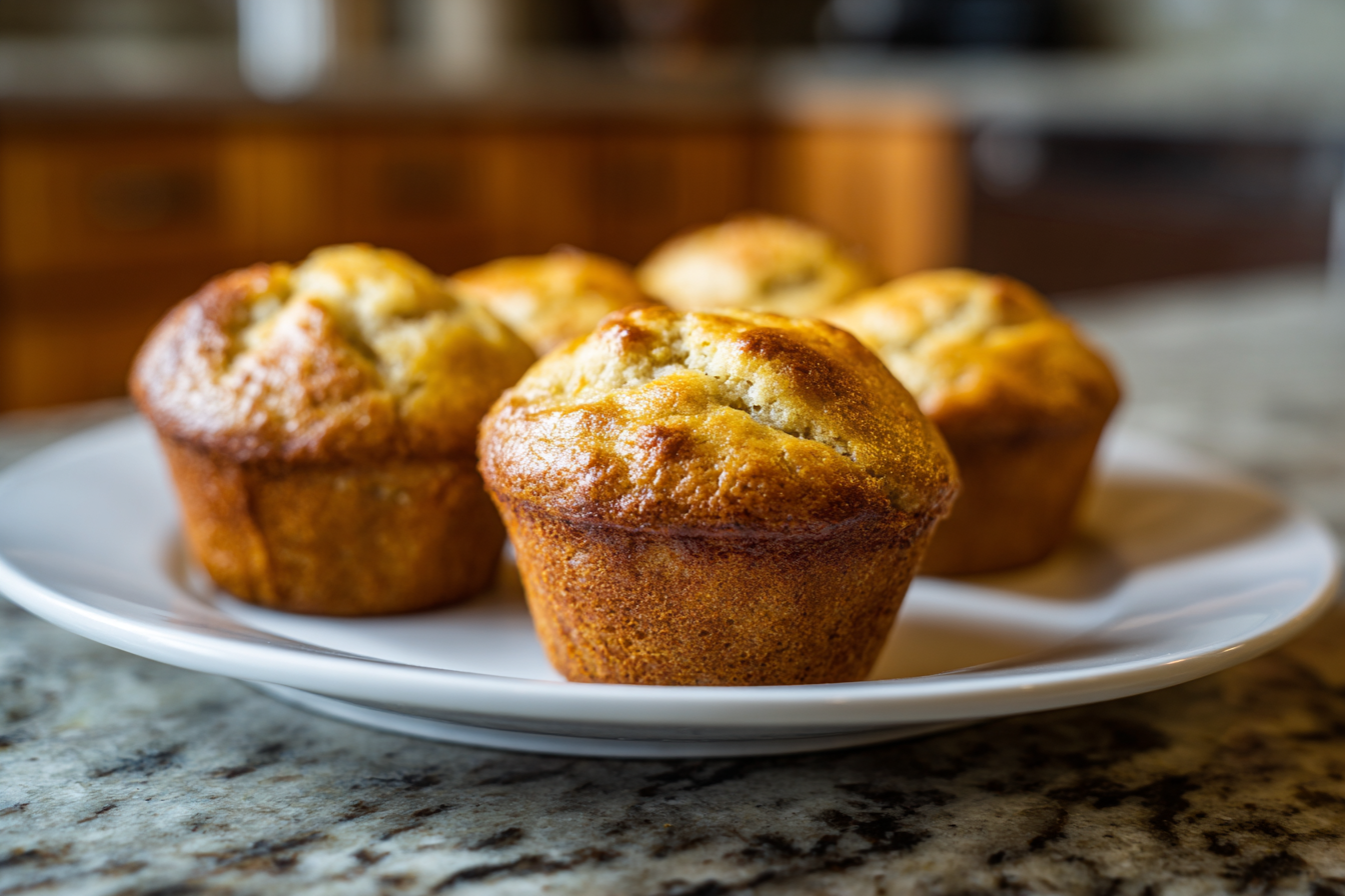 Morning Boost: Fluffy Greek Yogurt Banana Muffins for a Healthy Start