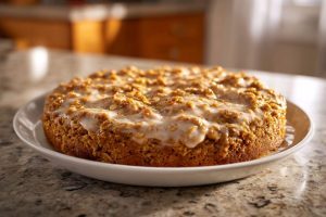 Wholesome Oatmeal Carrot Breakfast Cake