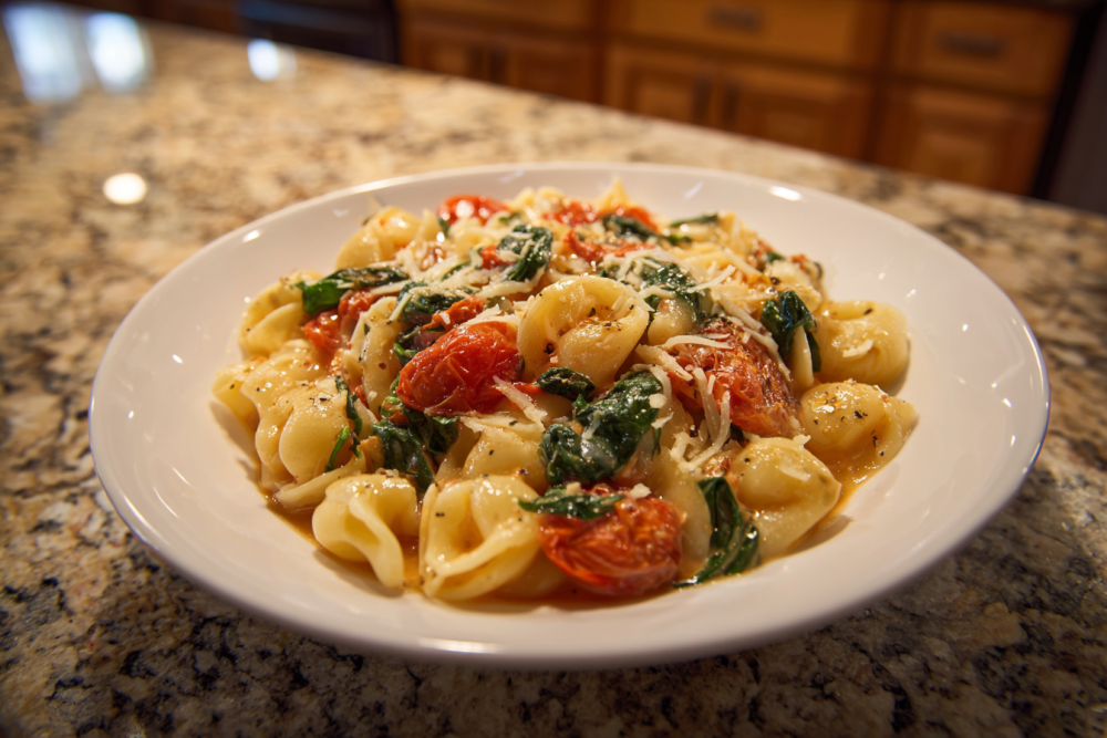 One-Pan Creamy Spinach Tomato Pasta: Your Weeknight Flavor Hero!