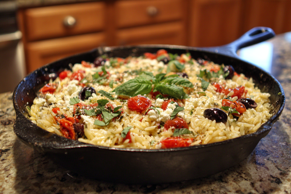 One-Pan Greek Orzo with Feta & Olives (Your New Weeknight Hero)