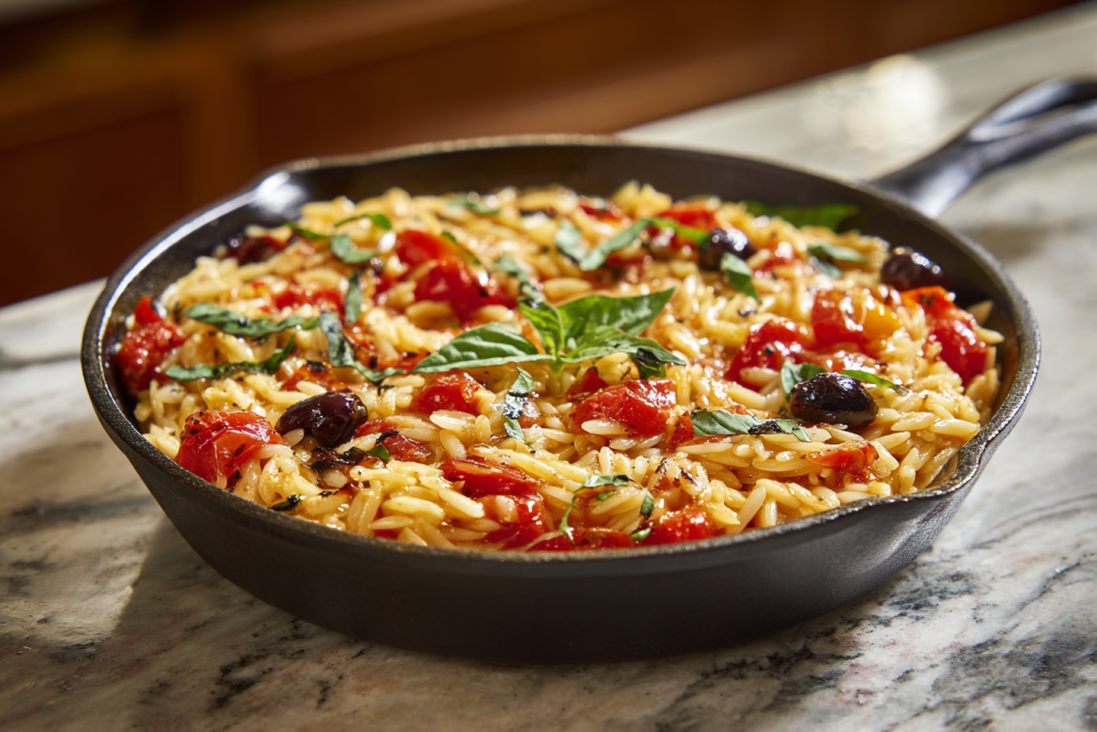 One-Pan Greek Orzo with Feta & Olives (Your New Weeknight Hero)