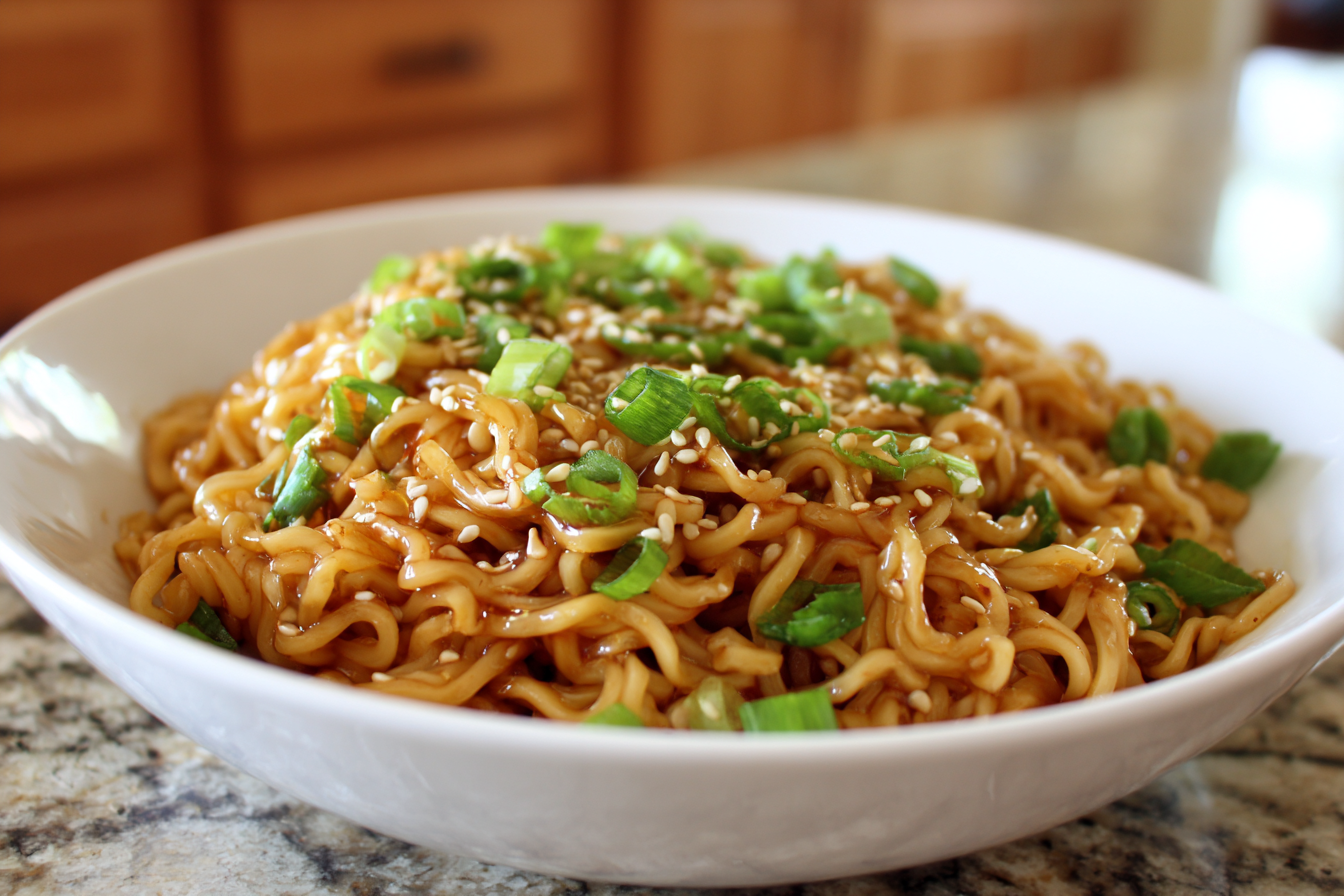 Our Favorite Quick & Saucy Vegan Ramen Noodles (No Packet Needed!)