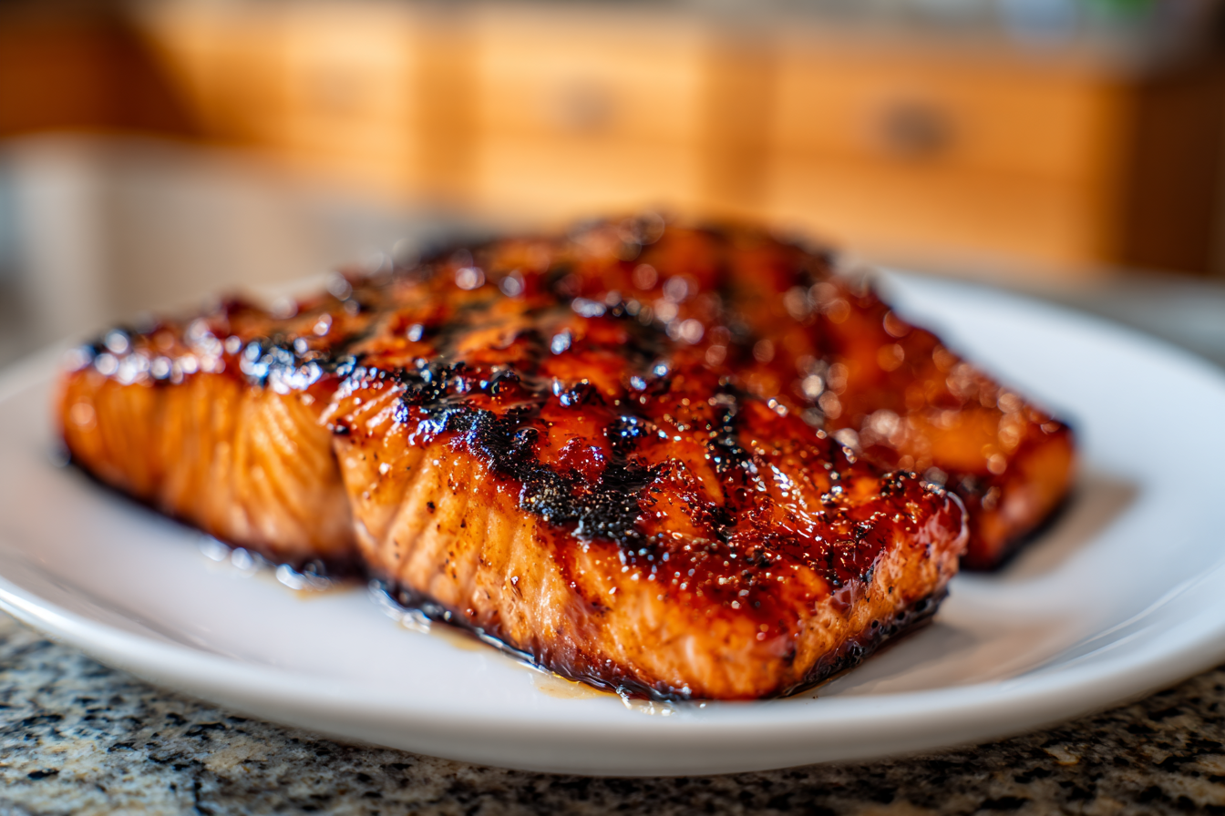 Perfectly Glazed Grilled Salmon: Achieve That Crispy Char, Every Time