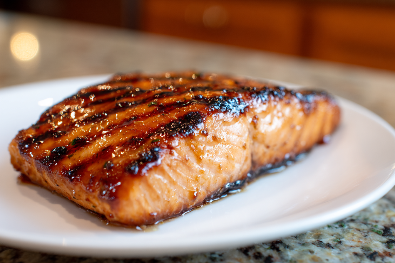 Perfectly Glazed Grilled Salmon: Achieve That Crispy Char, Every Time