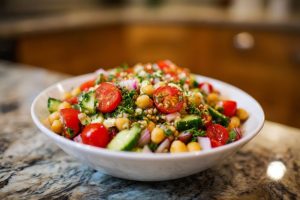 Grilled Lemon Herb Chicken Power Bowl