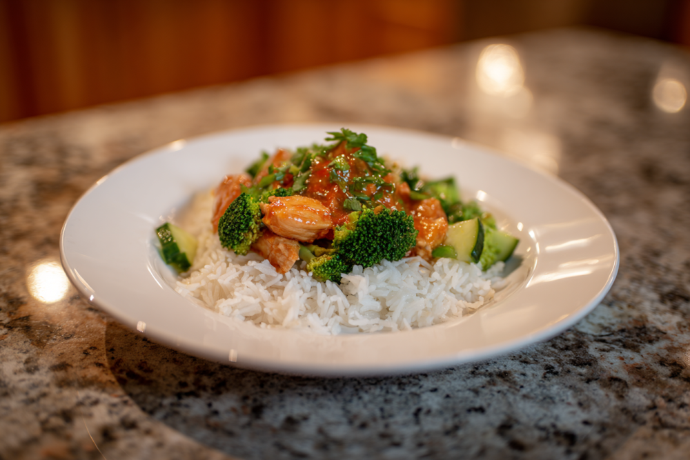 Power Plate Perfection: Your Go-To Healthy Chicken and Rice Bowl