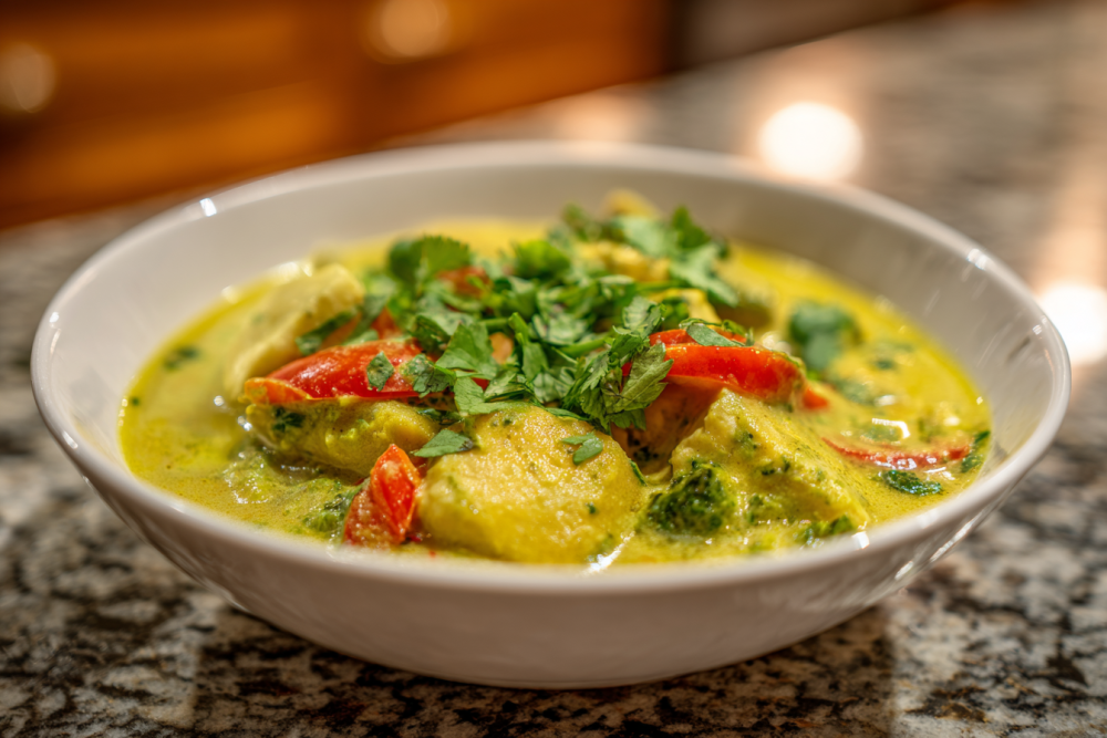 Quick and Creamy: Your Go-To 30-Minute Vegetarian Thai Green Curry