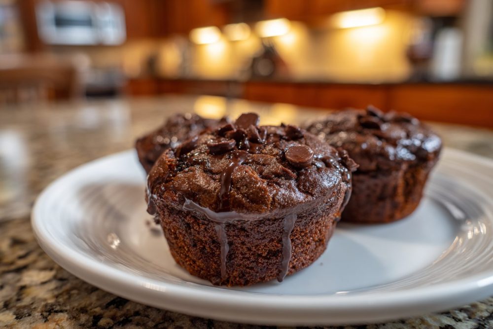 Quick-Bake Greek Yogurt Chocolate Muffins: Your High-Protein Morning Fix