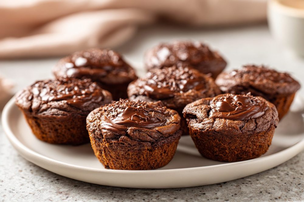 Quick-Bake Greek Yogurt Chocolate Muffins: Your High-Protein Morning Fix