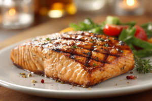 Texas Roadhouse-Style Grilled Salmon with Smoky Dill Seasoning