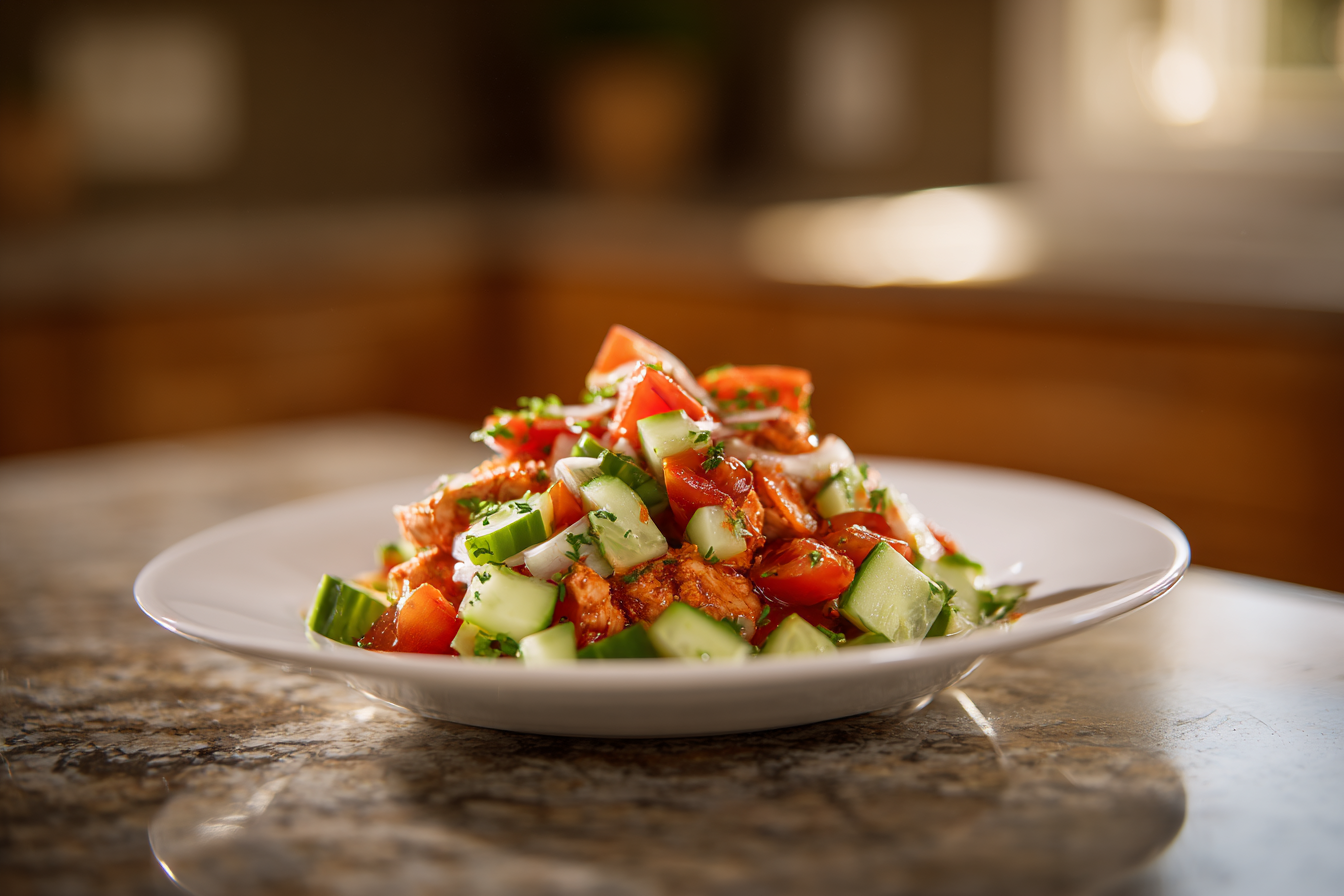 Refreshing Chicken & Cucumber Tomato Bowl: Your New Favorite Lunch