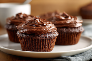 Rich Keto Chocolate Cupcakes: Grain-Free Almond Bliss