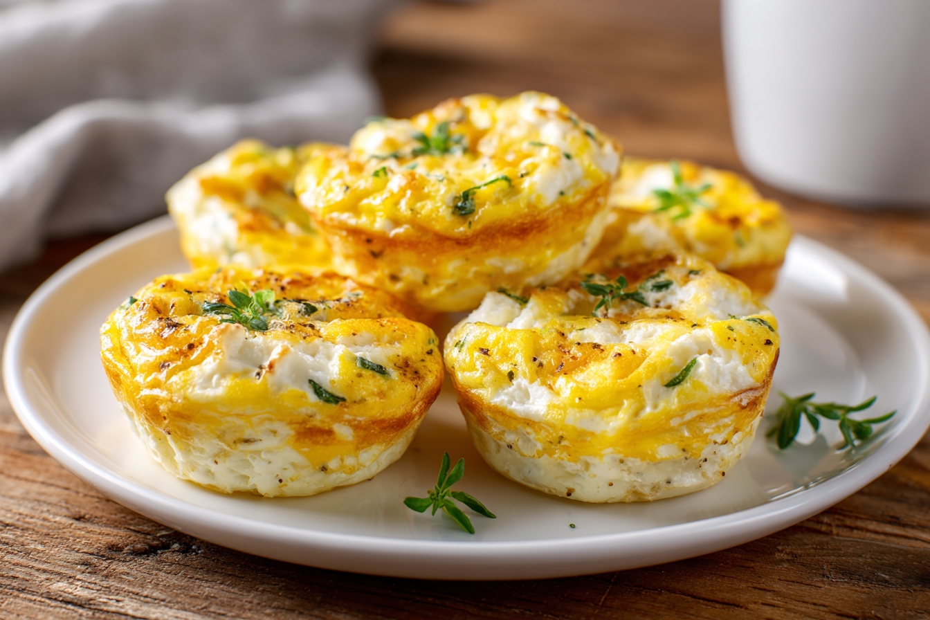 Rise and Shine: Cottage Cheese & Protein-Packed Egg Muffins for Mindful Mornings