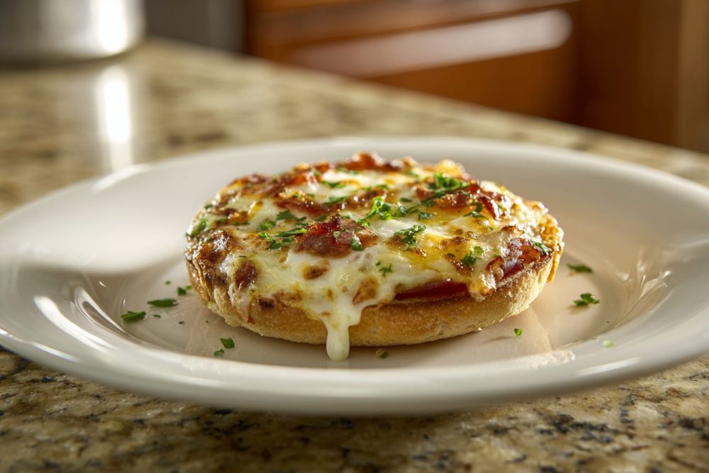 Rise and Shine with an English Muffin Breakfast Pizza
