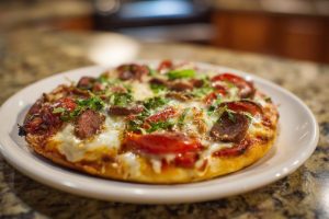 Sausage & Gravy English Muffin Pizza