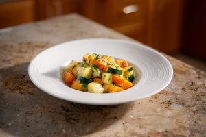 Rustic Skillet of Zucchini, Potatoes, and Carrots (Poêlée)