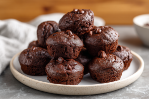 Seriously Fudgy Protein Brownie Bites