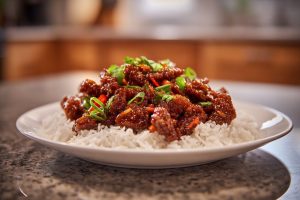 Sizzling Crispy Chilli Beef Rice
